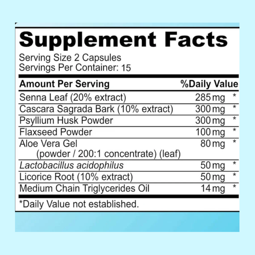 15 days CLEANSE  -limpiador intestinal